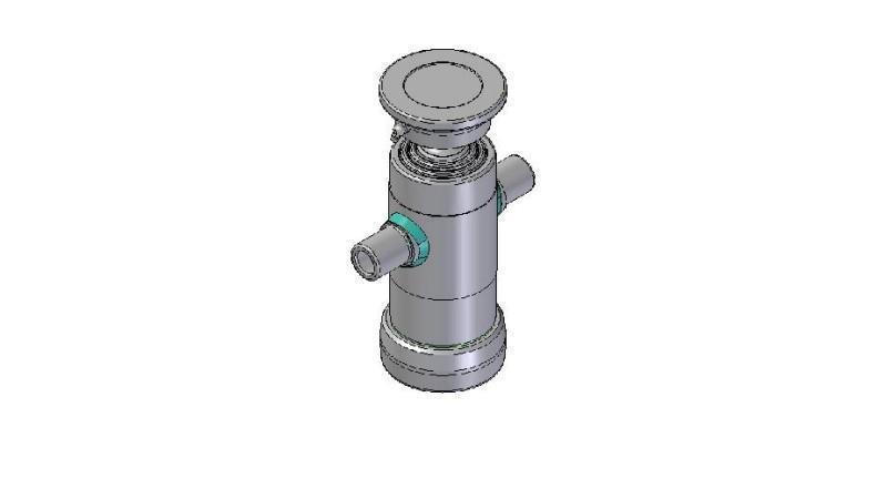 2030S -TELESKOPICKÝ CYLINDER ŠTANDARD/BALL 3 STUPNE CESTA 410 PRIEMER 95