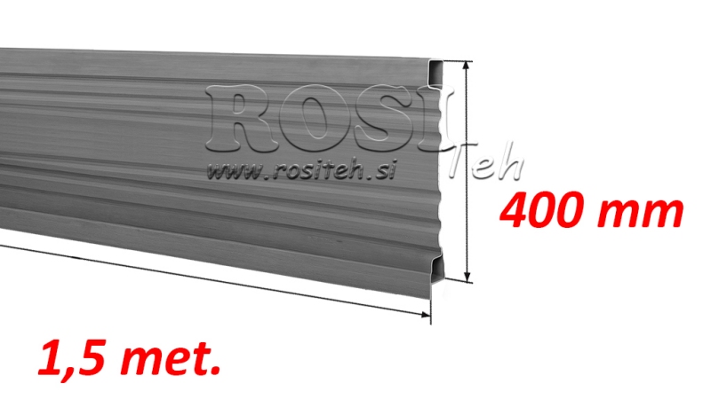 SĀNU PANELIS KRAVAS PACELŠANAS PUSMAŠĪNAI 1.5 MET. - AUGSTUMS 400 MM