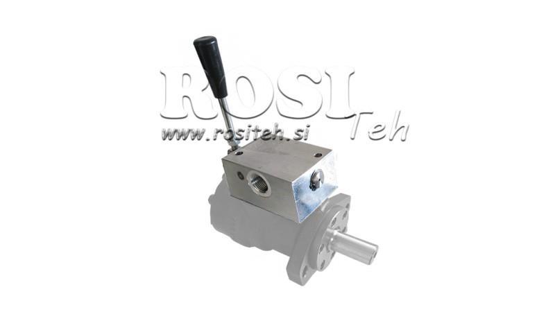 MANUÁLNY VENTIL PRE HYDROMOTOR MP-MR-MH OTVORENÉ CENTRUM - 50lit