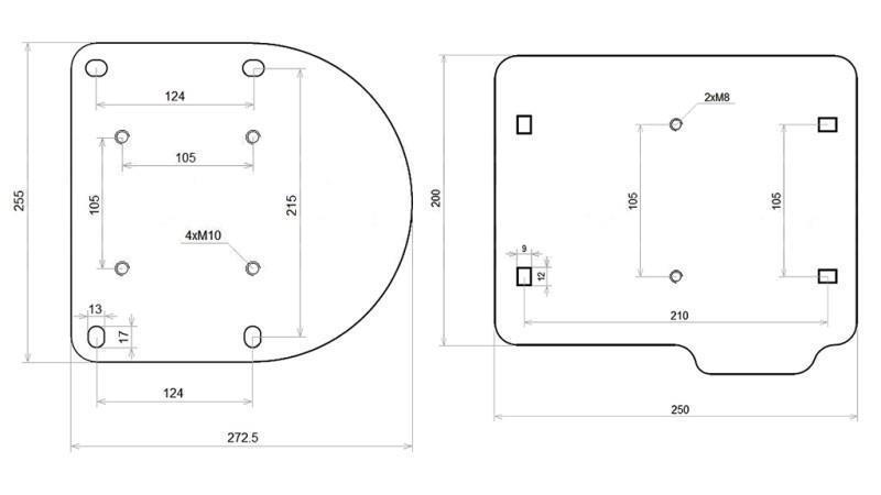 SVIVELPLATE FOR SETE
