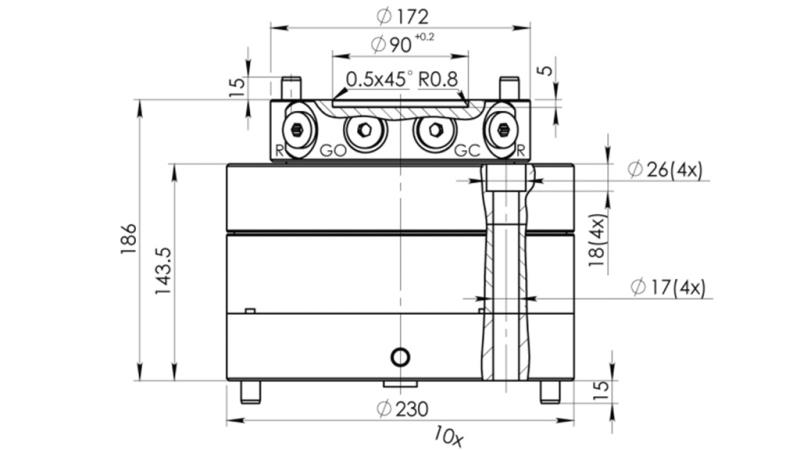 HYDRAULISK ROTATOR CPR5-01 10000/5000 KG