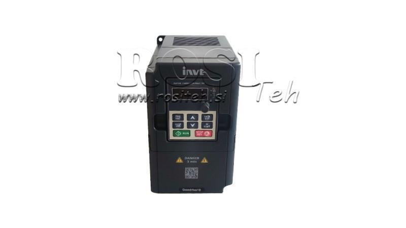 FREKVENCES PĀRVĒRTĒJS-INVERTORS 3Fāzes 2.2kW GD10-2R2G-4-B