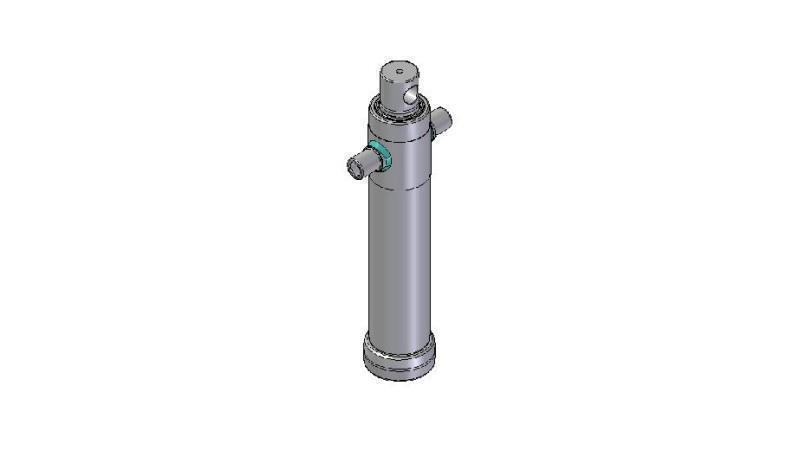 3024F -TELESCOPIC CYLINDER STANDARD/HOLE 2 STAGES TRAVEL 795 DIAMETER 95
