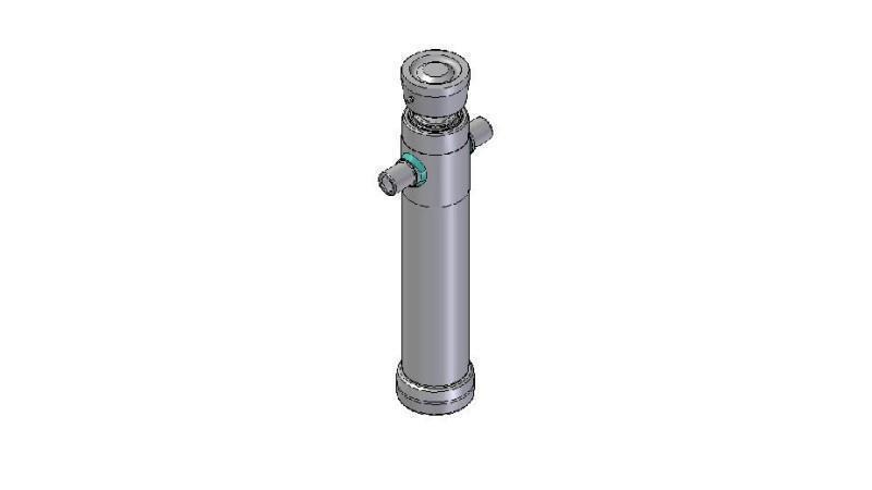 3024S -TELESCOPISK CYLINDER STANDARD/BOLL 2 STEG SLAG 795 DIAMETER 95