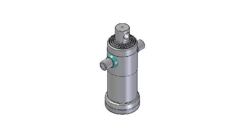 3043F -TELESCOPISKAIS CILINDRS STANDARTS/CAURUMS 4 POSMI PĀRVADĀJUMS 950 FI 124