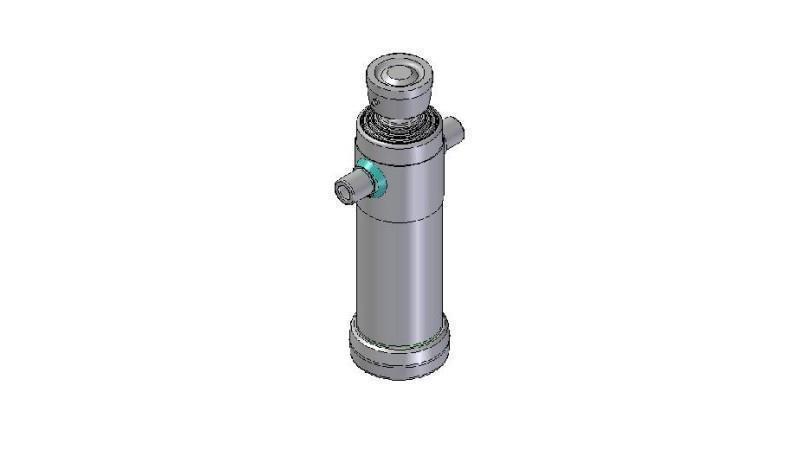 3046S -TELESKOPSKI CILINDER STANDARD/KROGLA 4 STOPNJE HOD 1290 FI 124