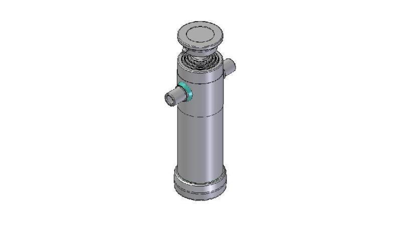 3066S -TELESCOPIC CYLINDER STANDARD/BALL 4 STAGES STROKE 1190 DIAMETER 112