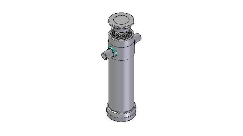 3067S -TELESCOPIC CYLINDER STANDARD/BALL 4 STAGES STROKE 1390 DIAMETER 112