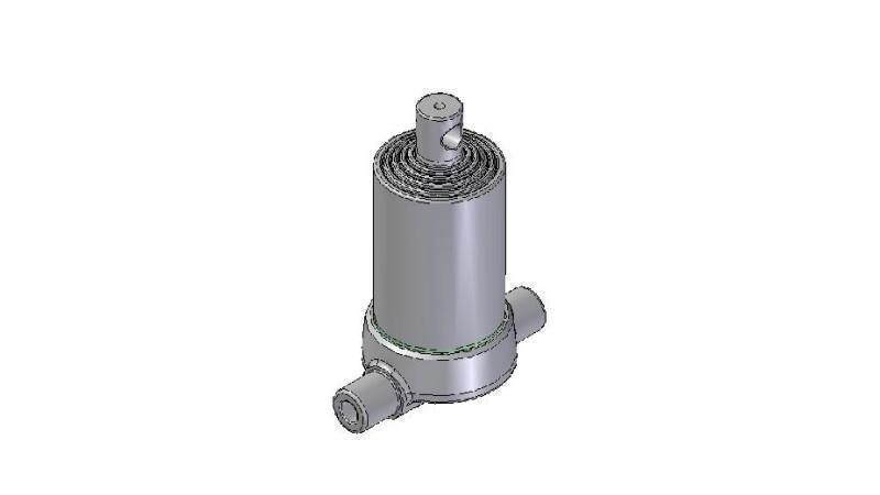 3550F -TELESCOPISKAIS CILINDRS APJOMĀ – CAURUMS 5 GRĀDI STROKE 690 FI 124