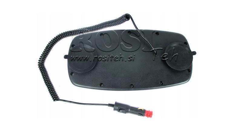 LED MAGNETISK STROBELYKT ROTERENDE LYS 20 LED 50W 12V-24V