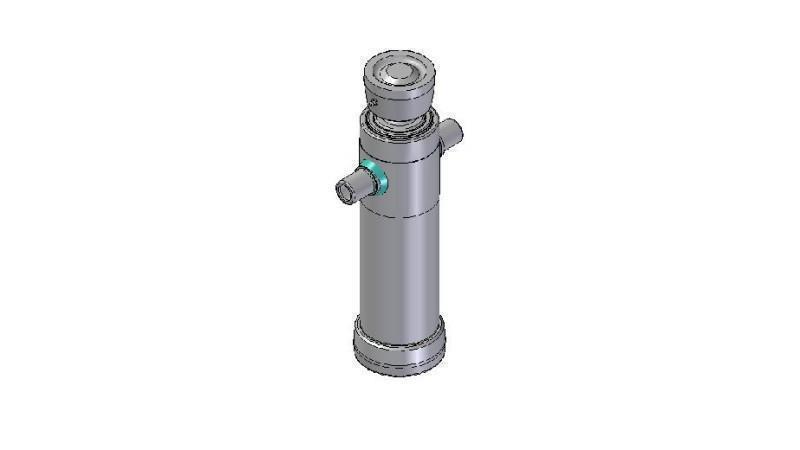 4022S -TELESCOPISK CYLINDER STANDARD/BOLL 2 STEG SLAG 695 DIAMETER 106