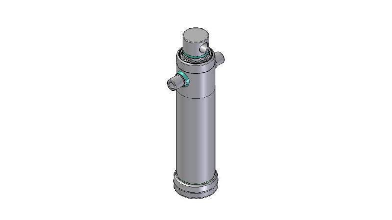 4026F -TELESCOPICKÝ CYLINDER STANDARD/DÍRA 2 STUPNĚ ZDVIH 895 PRŮMĚR 124