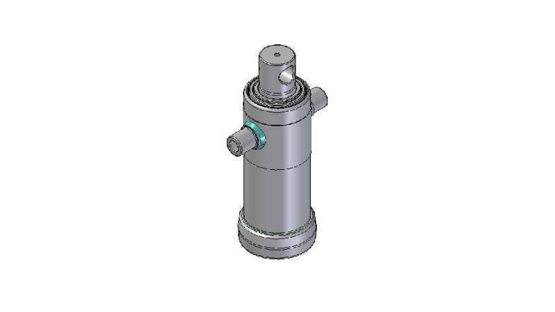 4032F -TELESCOPISK SYLINDER STANDARD/HULL 3 TRINN SLAG 788 DIAMETER 124