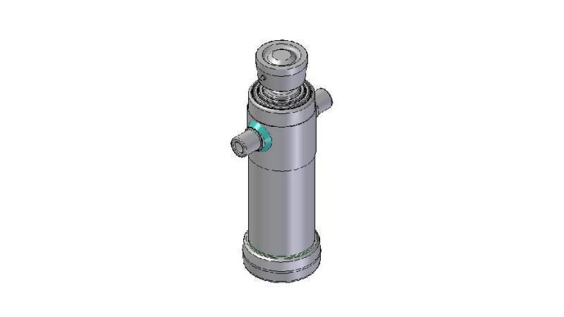 4033S -TELESCOPICKÝ CYLINDR STANDARD/KULIČKA 3 STUPNĚ ZDVIH 893 PRŮMĚR 124