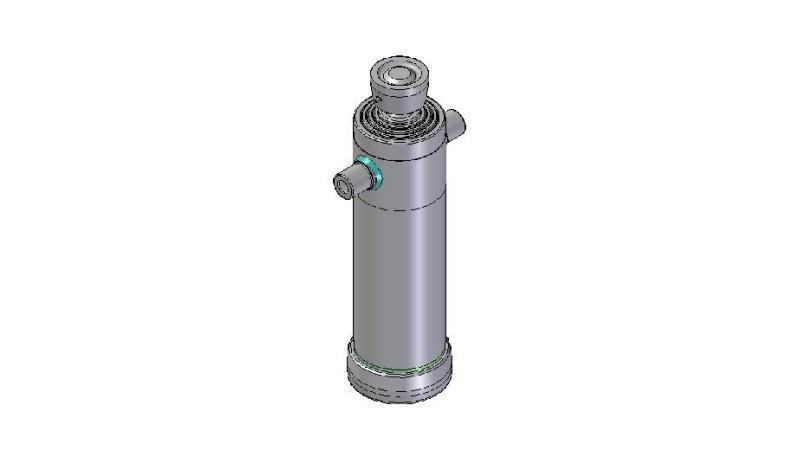 4044S -TELESCOPIC CYLINDER STANDARD/BALL 4 STAGES STROKE 1700 DIAMETER 152