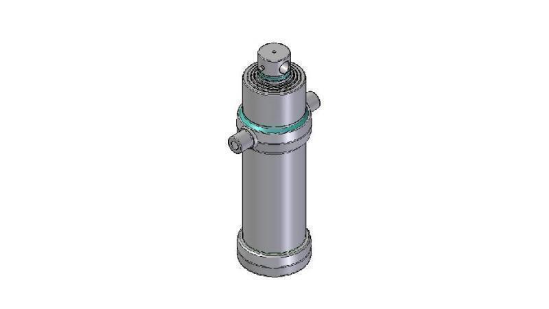 4047F -TELESCOPIC CYLINDER STANDARD/HOLE 4 STAGES STROKE 1970 FI 170