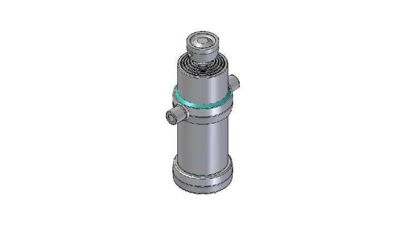 4050S -TELESCOPISK SYLINDER STANDARD/KULE 5 TRINN SLAG 1870 DIAMETER 170