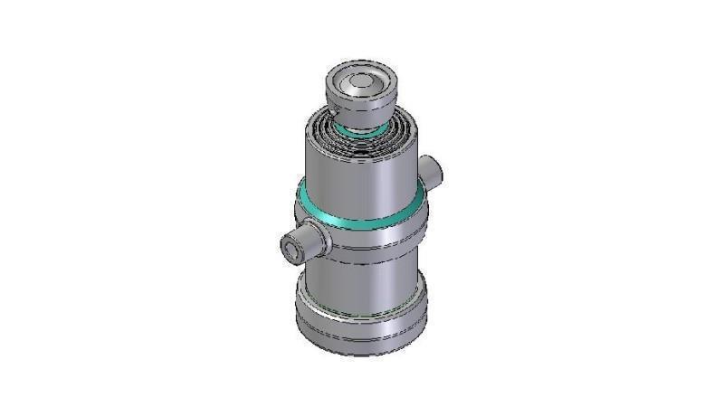 4070S -TELESCOPIC CYLINDER STANDARD/BALL 4 STAGES STROKE 1030 DIAMETER 170