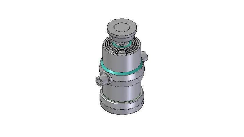 4081S -TELESCOPIC CYLINDER STANDARD/BALL 4 STAGES STROKE 1190 DIAMETER 190