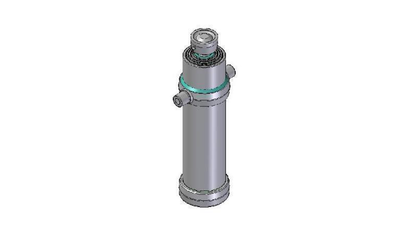 4091S -TELESCOPIC CYLINDER STANDARD/BALL 4 STAGES STROKE 2190 DIAMETER 170