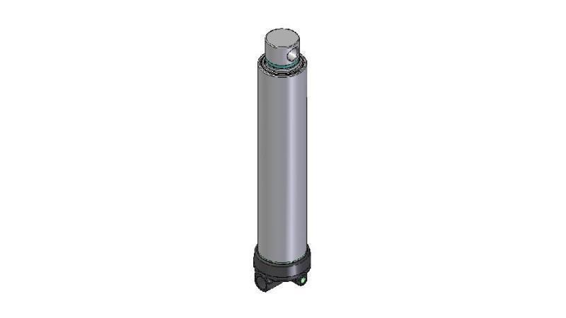 4629F -TELESCOPISK Sylinder HULL - HULL 2 GRADER SLAG 1395 FI 124