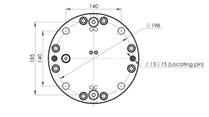 HYDRAULISK ROTATOR CPR5-01 10000/5000 KG