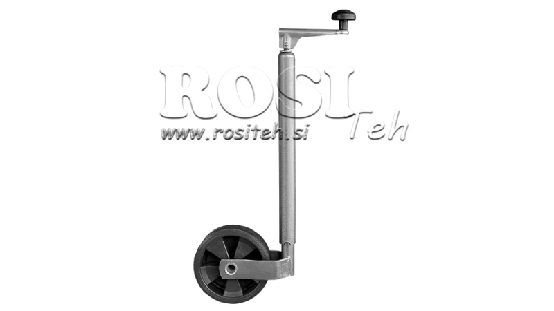 VĪTŅOTAIS ATBALSTA KĀJA AR RITEŅIEM PAKĀPĒM 190MM 75KG