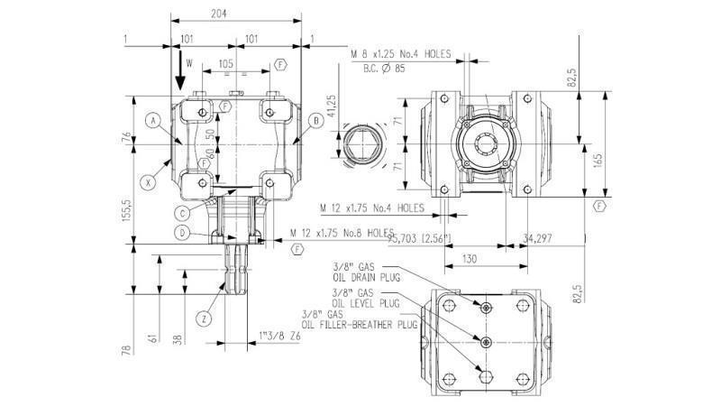 LEŅA SAMAZINĀTĀJS TB-27J 1.46:1 (40HP-29.4kW)