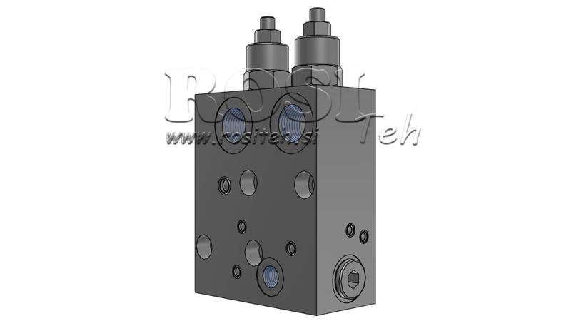 VENTIL FOR HYDRAULISK BREMSE AV HYDRAULISK MOTOR KPBR-250/1/D