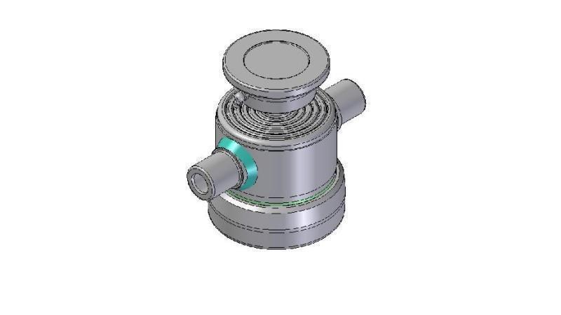 6002S -TELESCOPISKA CILINDRA STANDARTS/BALL 6 POSMI STROKE 840 DIAMETRS 124