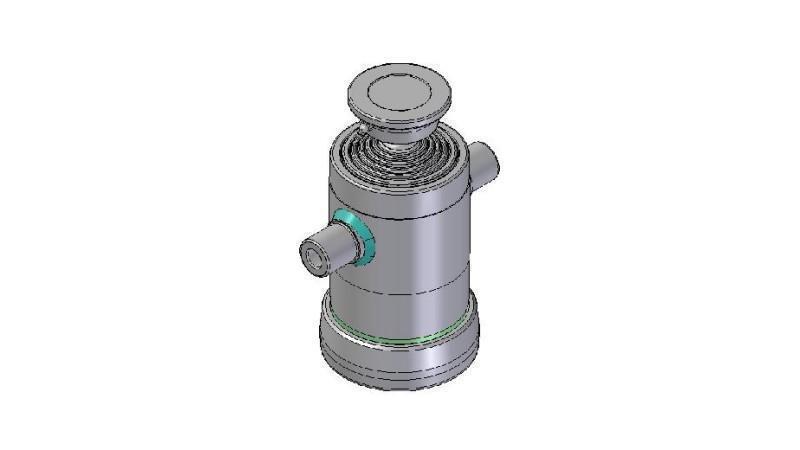 6006S -TELESCOPICKÝ CYLINDR STANDARD/KULIČKA 6 STUPŇŮ ZDVIH 1000 PRŮMĚR 152