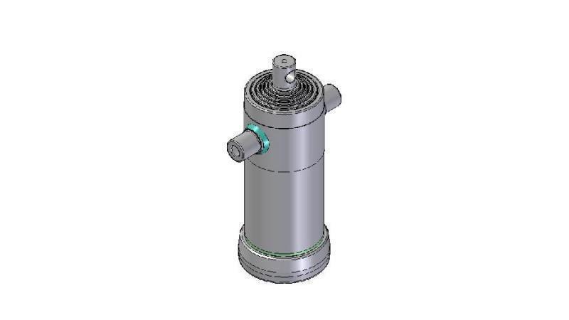 6009F -TELESCOPIC CYLINDER STANDARD/HOLE 6 STAGES STROKE 1780 FI 152