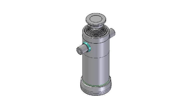 6009S -TELESCOPIC CYLINDER STANDARD/BALL 6 STAGES STROKE 1780 DIAMETER 152