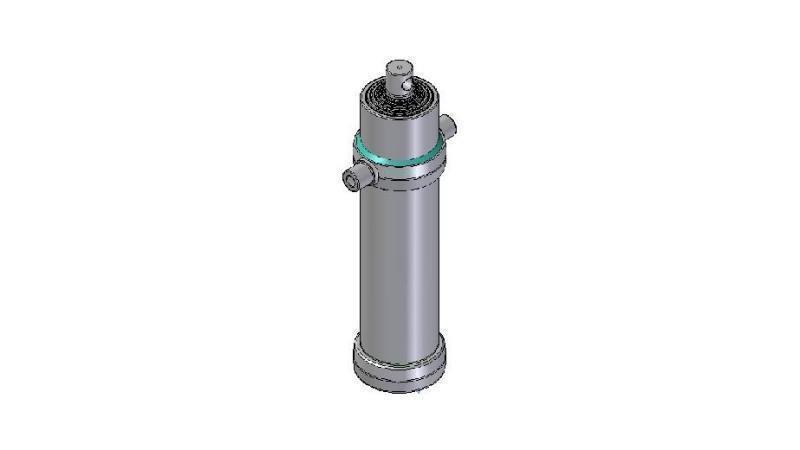 6025F -TELESCOPISKAIS CILINDRS STANDARTS/CAURUMS 6 POSMI CEĻŠ 3585 DIAMETRS 170