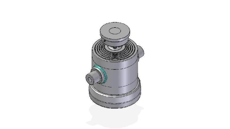6029S -TELESCOPIC CYLINDER STANDARD/BALL 6 STAGES TRAVEL 1215 DIAMETER 270