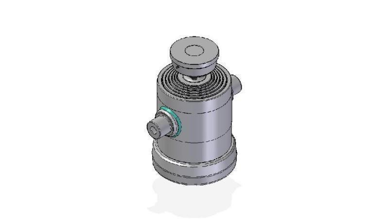6031S -TELESCOPISK CYLINDER STANDARD/KUGLE 6 TRIN BEVÆGELSE 1425 DIAMETER 270