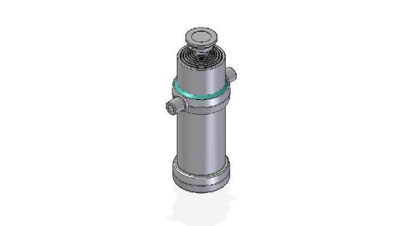 7012S -TELESCOPISKAIS CILINDRS STANDARTS/BOLA 7 POSMI CEĻOJUMS 3460 DIAMETRS 170