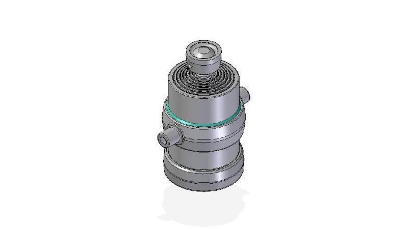 7050S -TELESCOPISKAIS CILINDRS STANDARTS/BOLA 7 POSMI CEĻOJUMS 1665 DIAMETRS 215