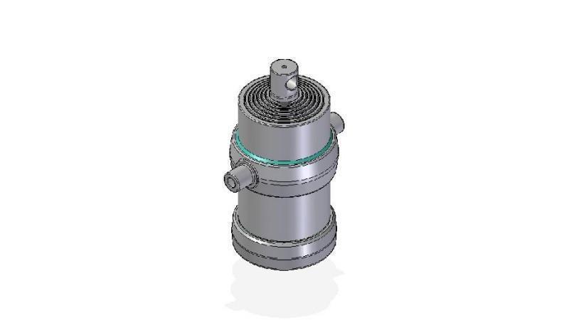7052F -TELESCOPIC CYLINDER STANDARD/HOLE 7 STAGES STROKE 2085 FI 215