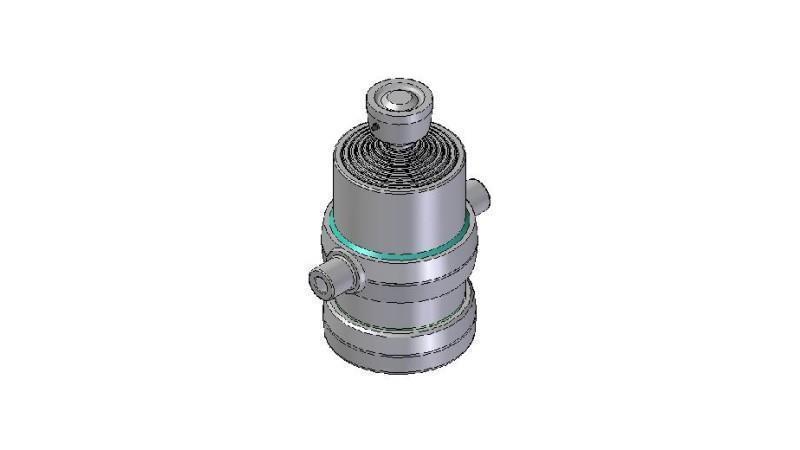 8002S -TELESCOPISKAIS CILINDRS STANDARTS/BOLA 8 POSMI CEĻŠ 1540 DIAMETRS 190