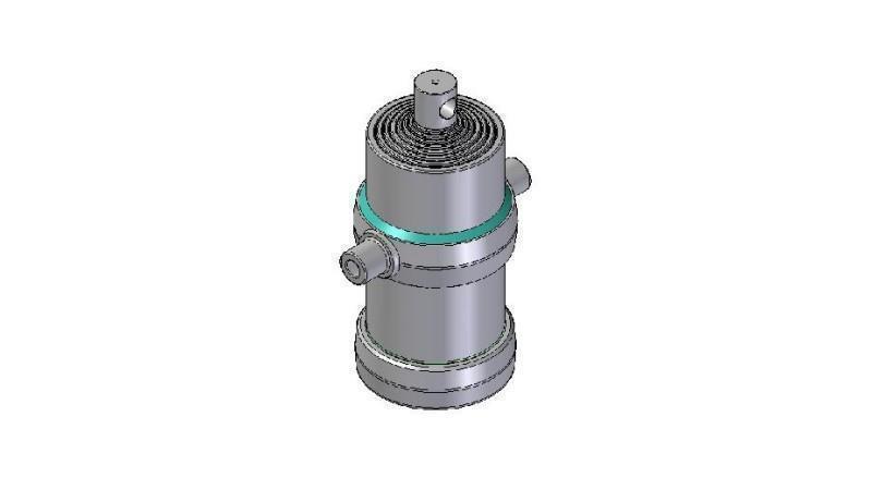8006F -TELESCOPIC CYLINDER STANDARD/HOLE 8 STAGES STROKE 2340 FI 190