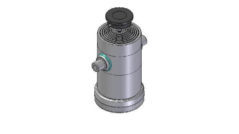 8013S -TELESCOPIC Sylinder STANDARD/KULE 8 TRINN REISE 2615 DIAMETER 240