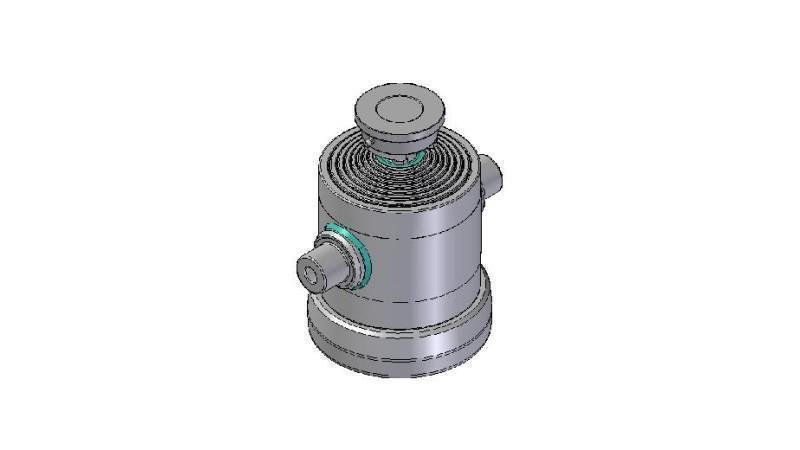 8029S -TELESCOPIC CYLINDER STANDARD/BALL 8 STAGES TRAVEL 1670 DIAMETER 270