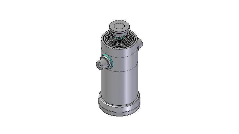 8036S -TELESCOPICKÝ CYLINDR STANDARD/KULIČKA 8 STUPŇŮ ZDVIH 3500 PRŮMĚR 270