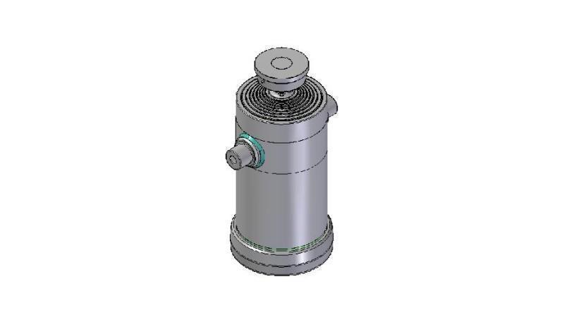 8057S -TELESCOPIC CYLINDER STANDARD/BALL 8 STAGES TRAVEL 3665 DIAMETER 300