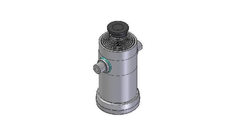 9034S -TELESCOPIC CYLINDER STANDARD/BALL 9 STAGES STROKE 3157 DIAMETER 270