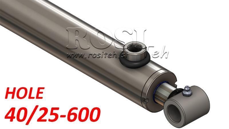 hidrauliskā cilindra caurums 40-25-600