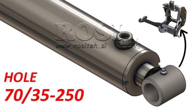 HIDRAULISKAIS CILINDRS CAURUMS 70/35-250