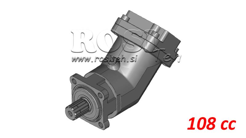 PISTON HIDRAULISKAIS MOTORS  108CC - 600NM  