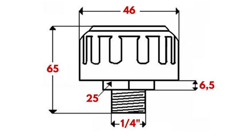 METĀLA NOLIKTNE AR VENTILU 1''